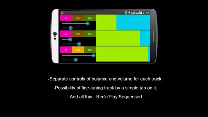 Rec'n'Play Sequencer android App screenshot 1