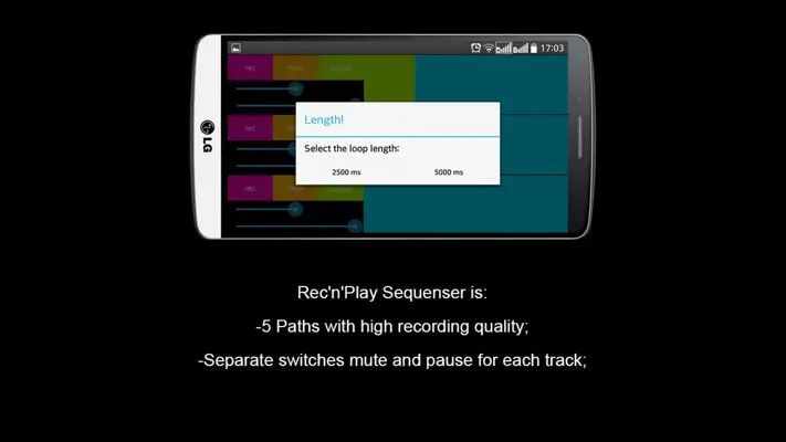 Rec'n'Play Sequencer android App screenshot 2